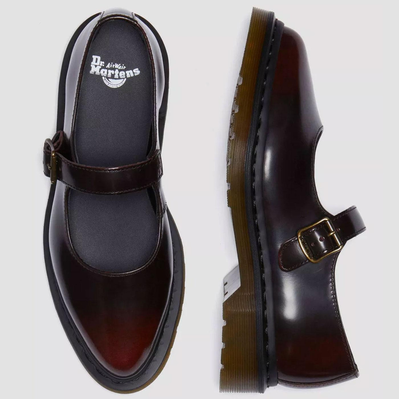 靴 Dr.Martens CORE ELPHIE size25cm UK6 Elphie Virginia Leather Mary Jane Shoes in Black | Dr. Martens