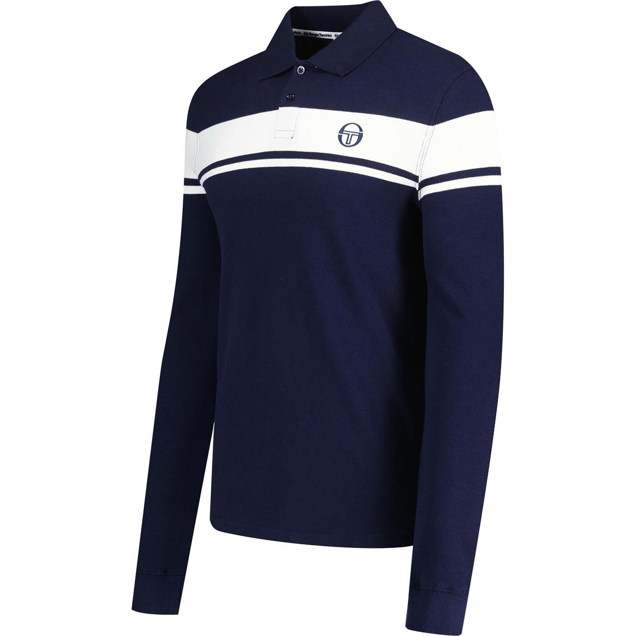 Young Line Sergio Tacchini 80s L/S Polo Shirt MB/G