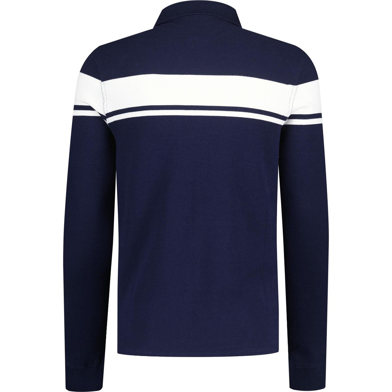 Sergio Tacchini ポロシャツ L 青系ストライプ Young Line Sergio Tacchini 80s L/S Polo Shirt MB/G
