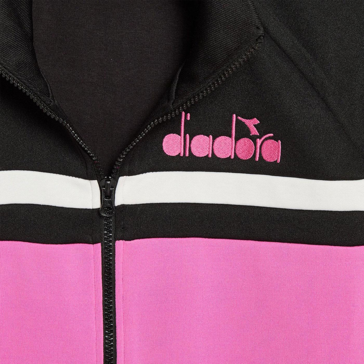 Diadora Retro Colour Block 80s Track Jacket B/P