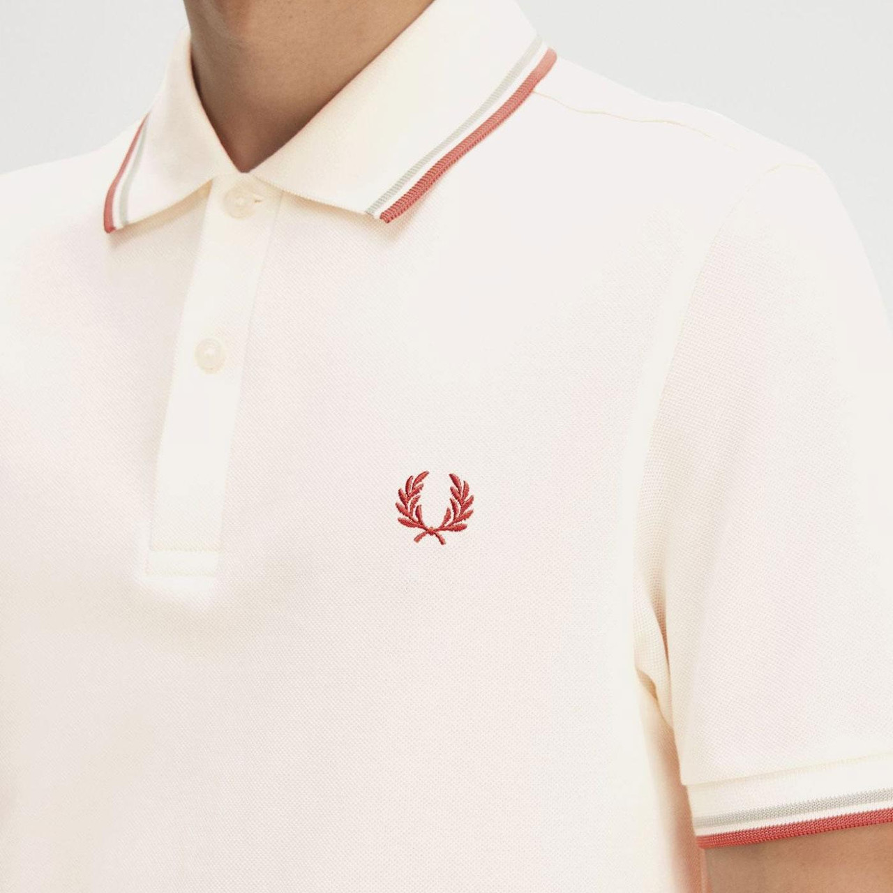 FRED PERRY M3600 Mod Twin Tipped Polo Shirt (E/SB) FRED PERRY M3600 Mod Twin Tipped Polo Shirt (E/SB)