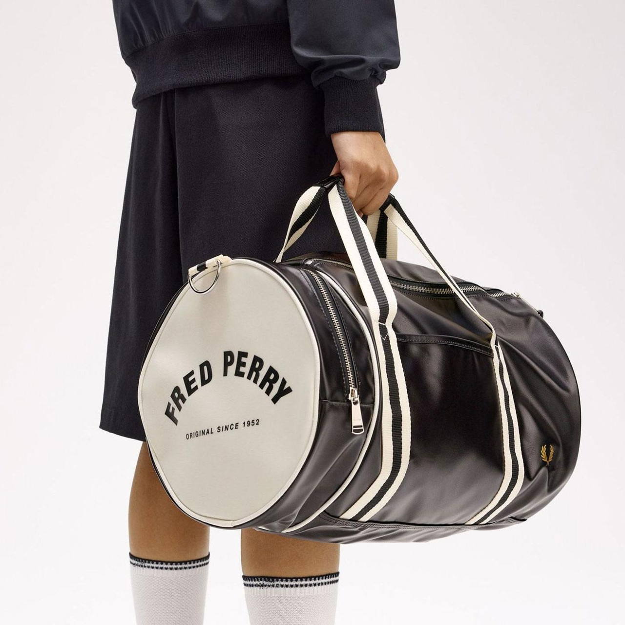 Fred Perry Classic Barrel Retro Sports Bag (B/E)