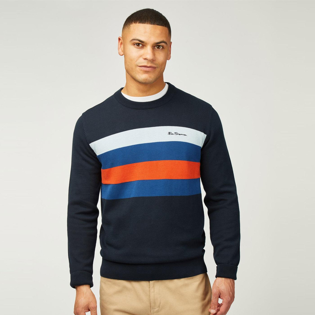 Ben Sherman Mens Stone Jumper Target Mens Wool Jumpers New Arrivals