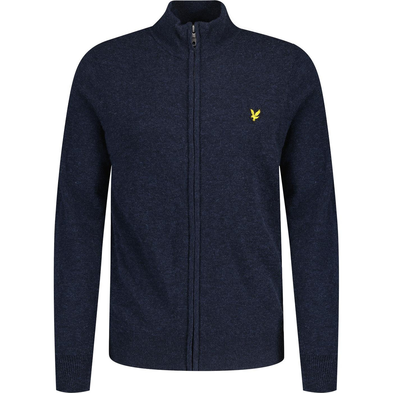 Lyle & Scott Lambswool Blend Zip-Thru Cardigan DN