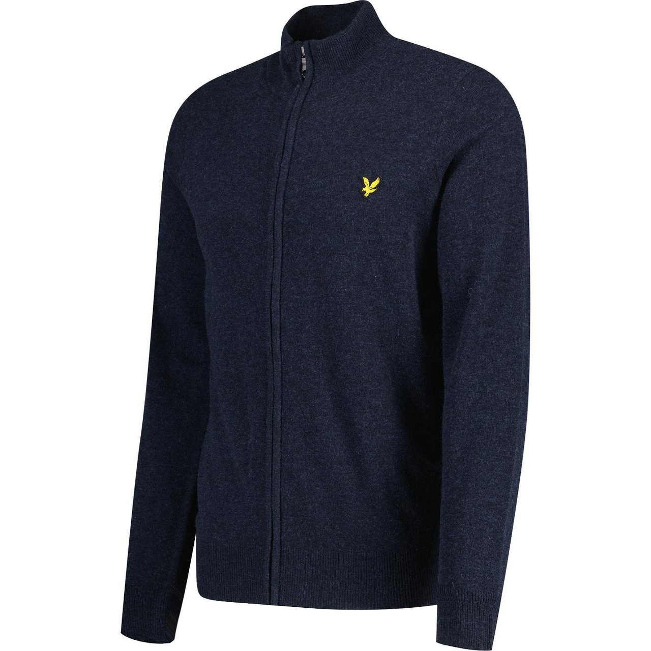 Lyle & Scott Lambswool Blend Zip-Thru Cardigan DN