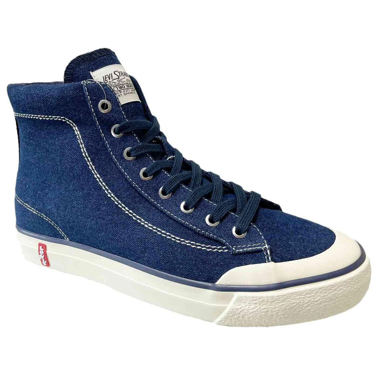 LS2 Levi's® Denim Mid-Cut Basketball Sneakers (NB)