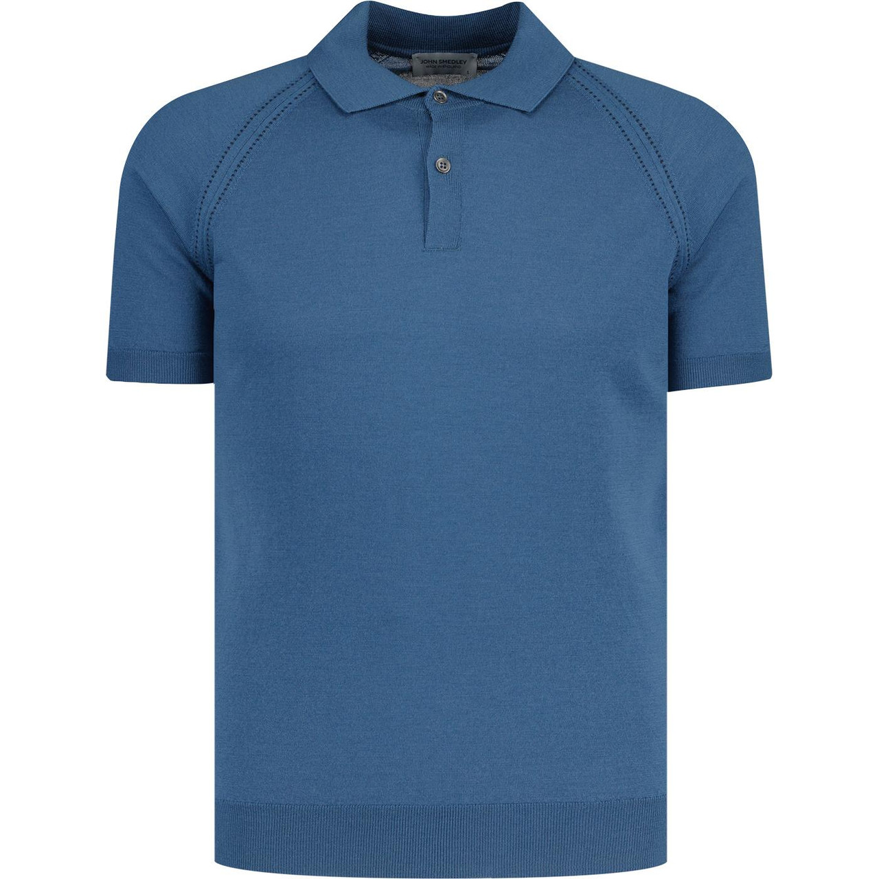Hanwell John Smedley Tipped Raglan Polo Shirt EB