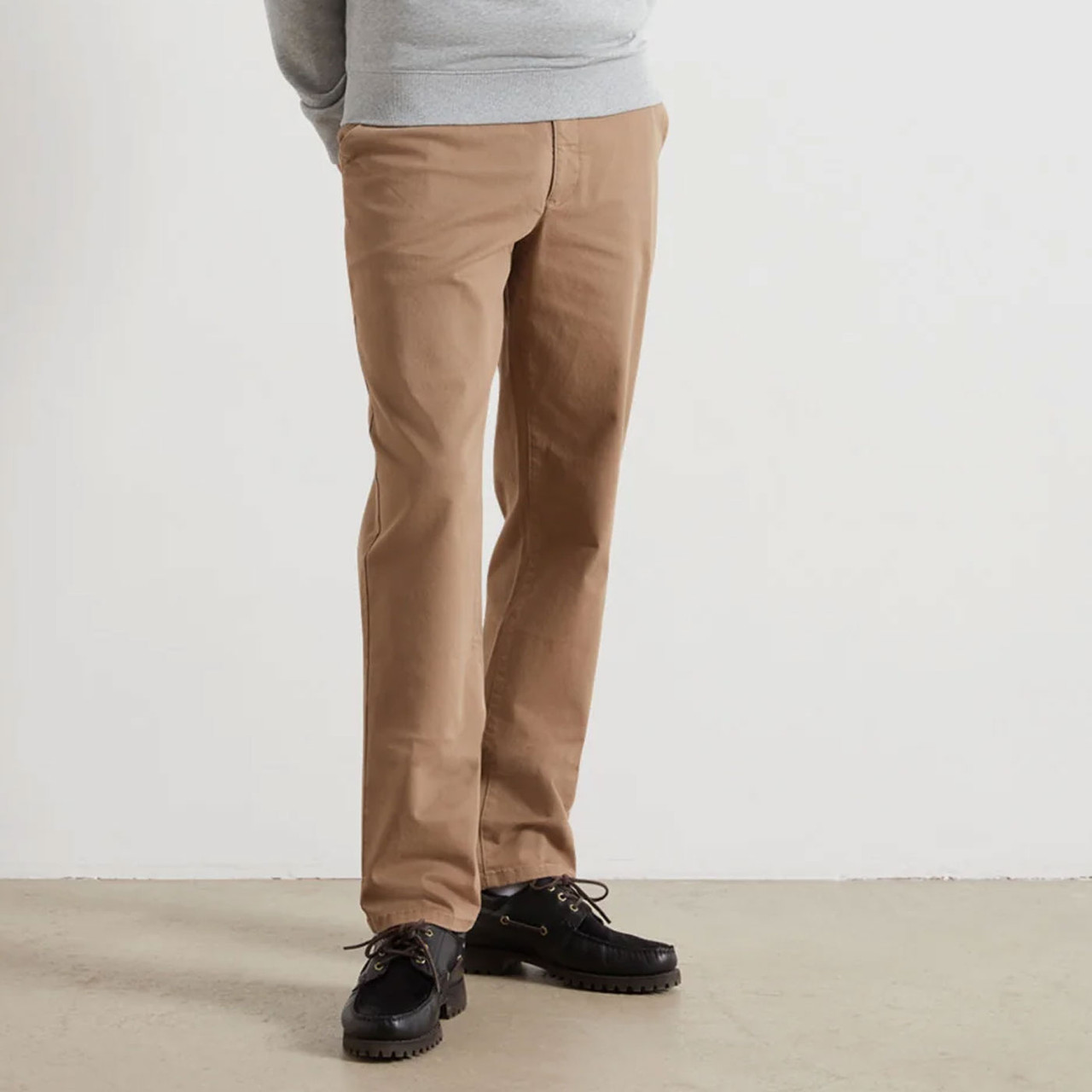 Farah Norwood Retro Hopsack Trousers in Beige