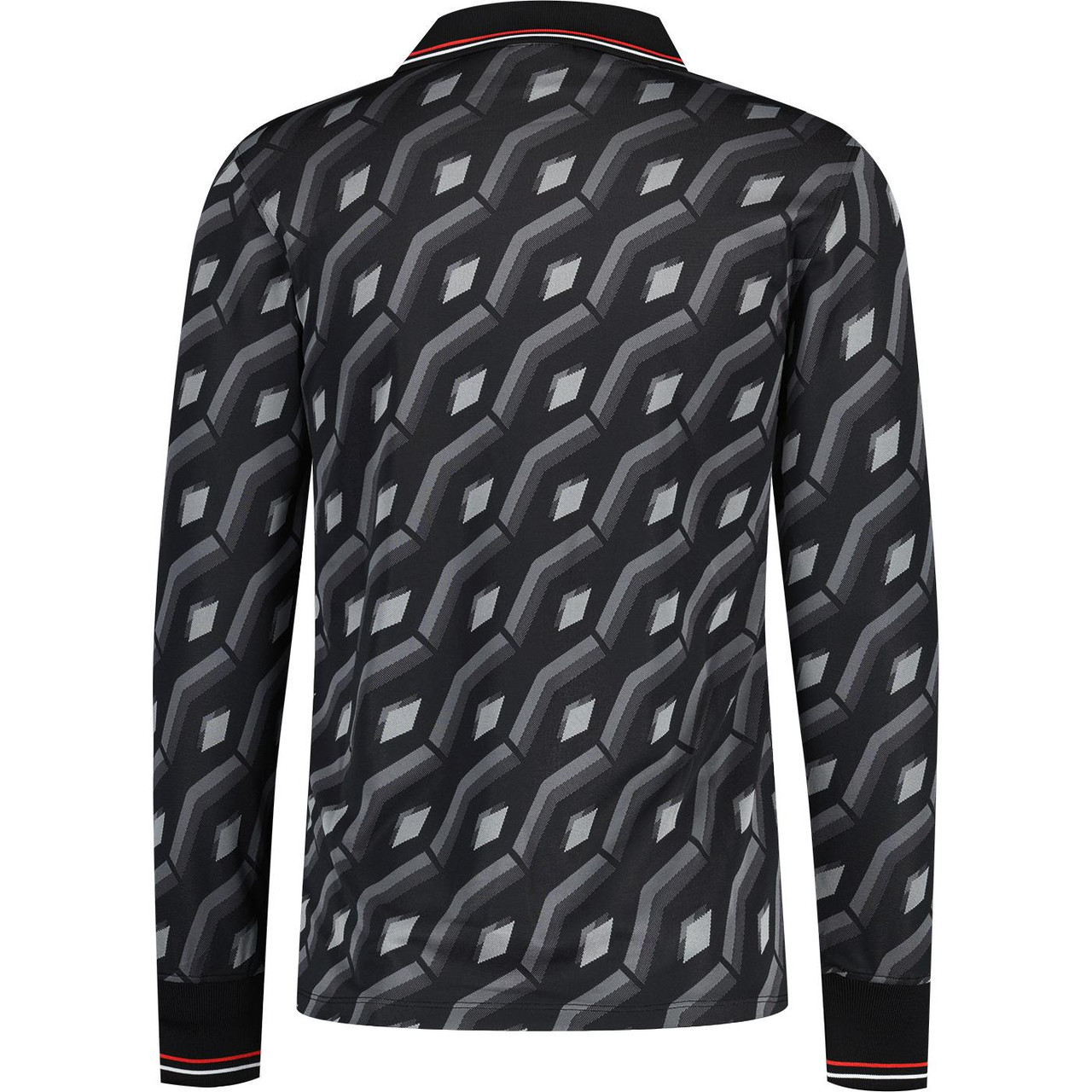 Umbro Jacquard Diamond Gradient LS V-neck Jersey B