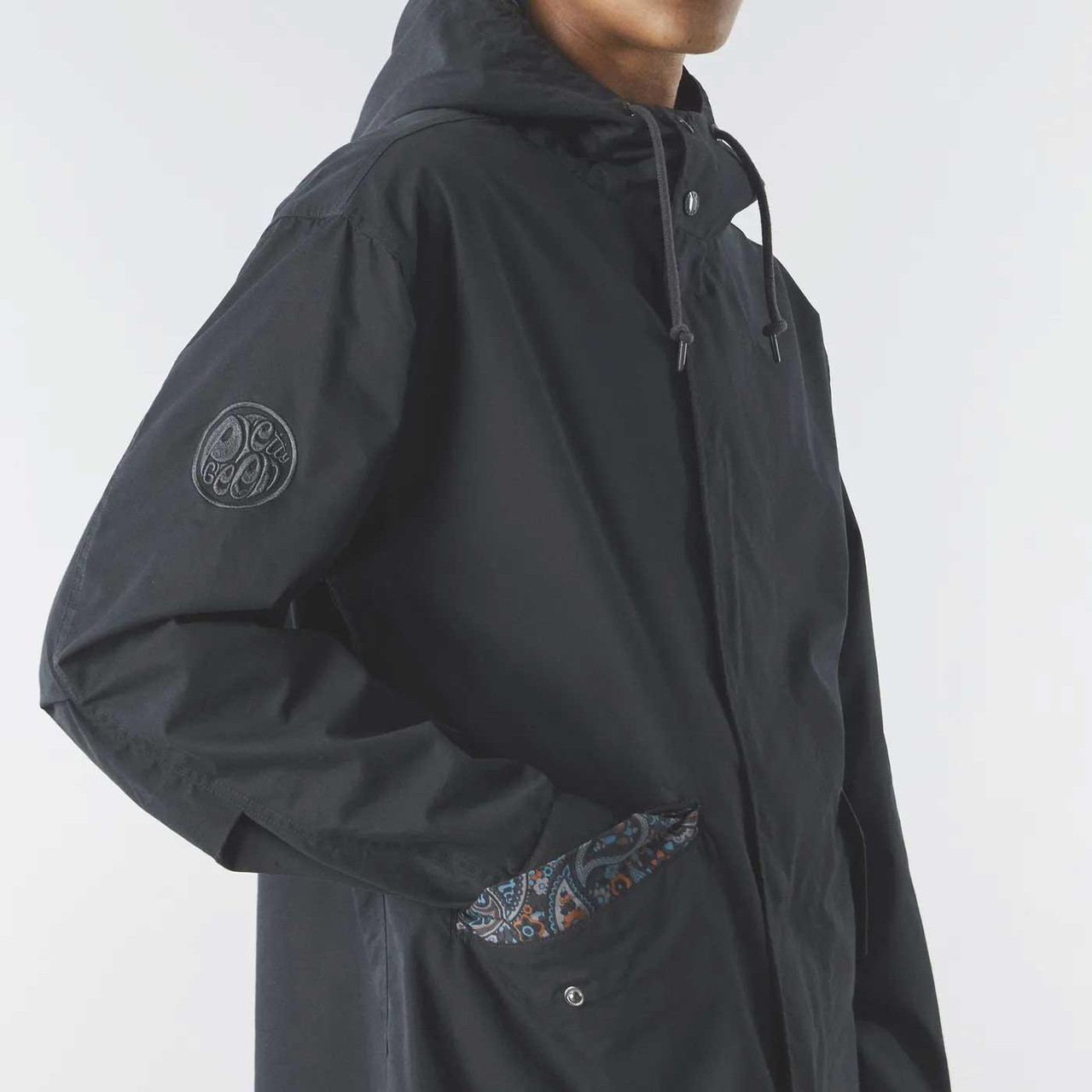 Wonderwall Pretty Green Garment Washed Mod Parka B