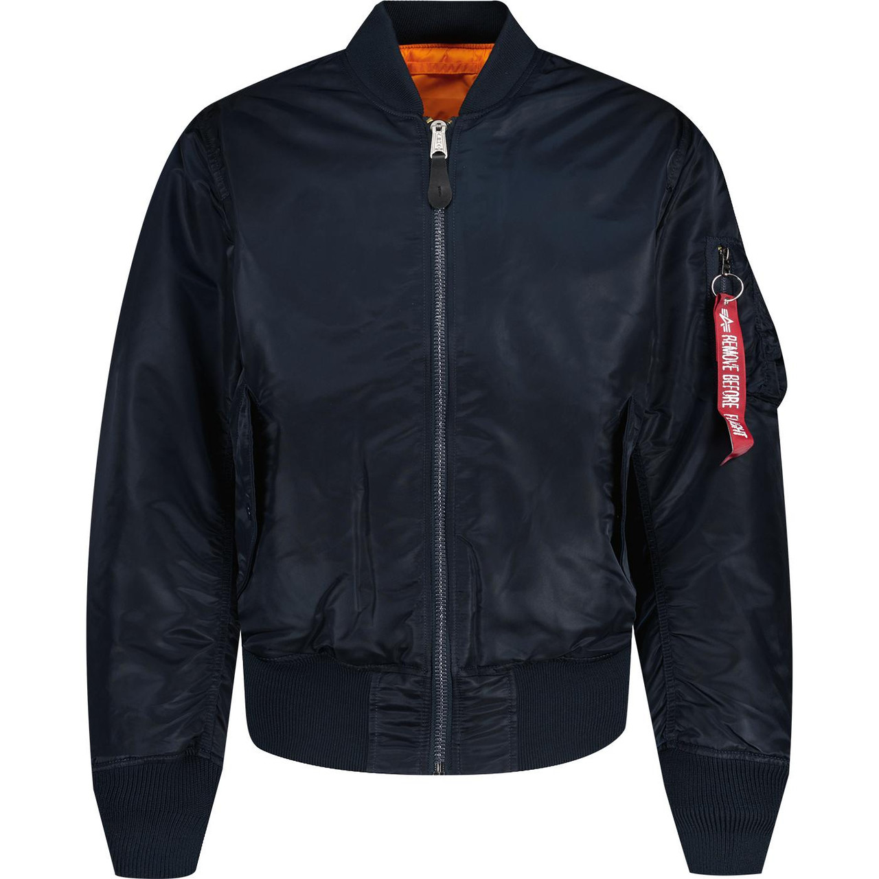 短丈 bomber ma-1 jacket alpha gimmick Alpha Industries Original MA-1 Bomber Jacket Blue