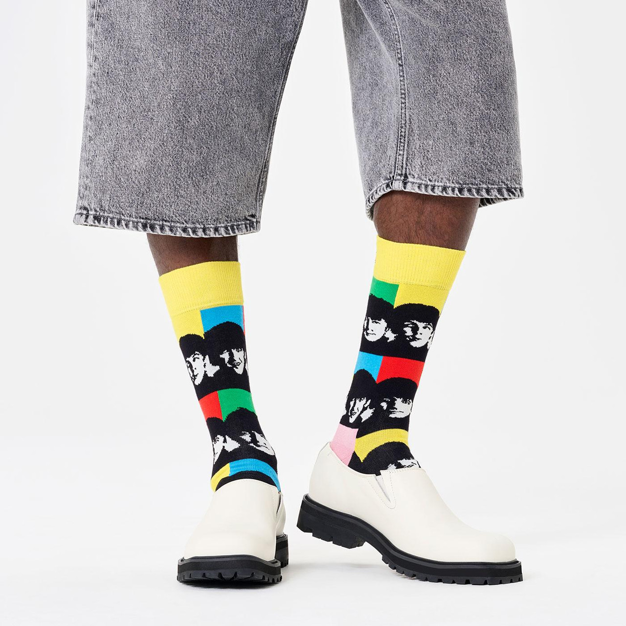 【新品・未使用】ビートルズ Happy Socks The Beatles x Happy Socks Bright Spot Socks - The Beatles