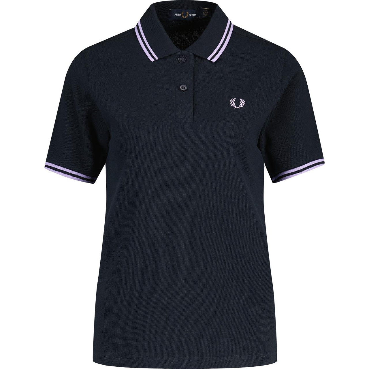 トップス FRED PERRY:G3600 TWIN TIPPED SHIRTS G3600 - Black / White / White | The Fred Perry Shirt