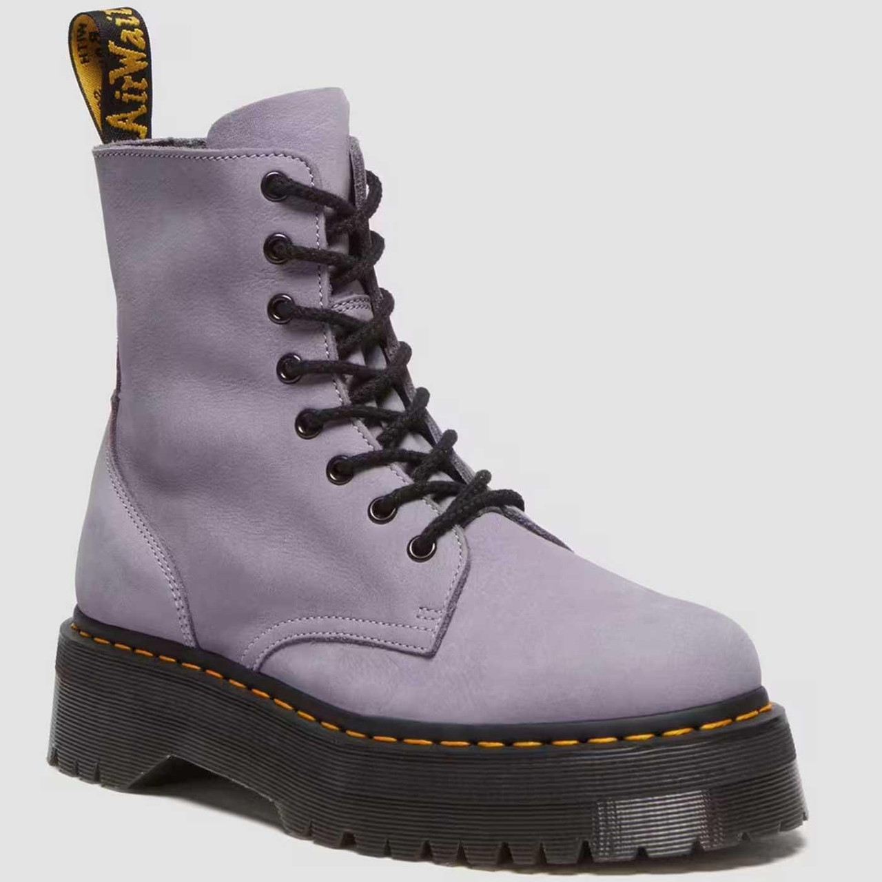 Jadon III Dr Martens Purple Leather Platform Boots