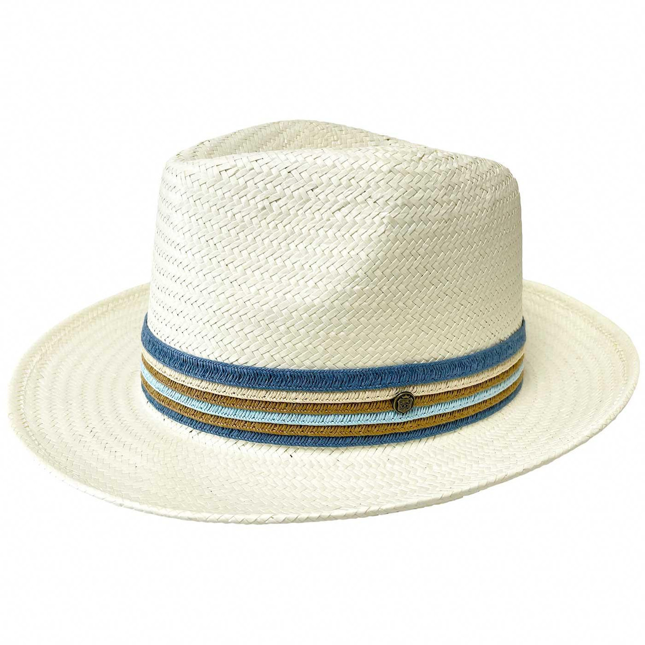 Monaco Failsworth Toya Straw Bleach Fedora Hat - Main Image