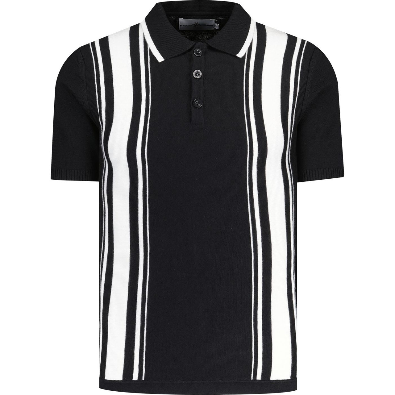 Aftermath MADCAP ENGLAND 60s Mod Stripe Knit Polo