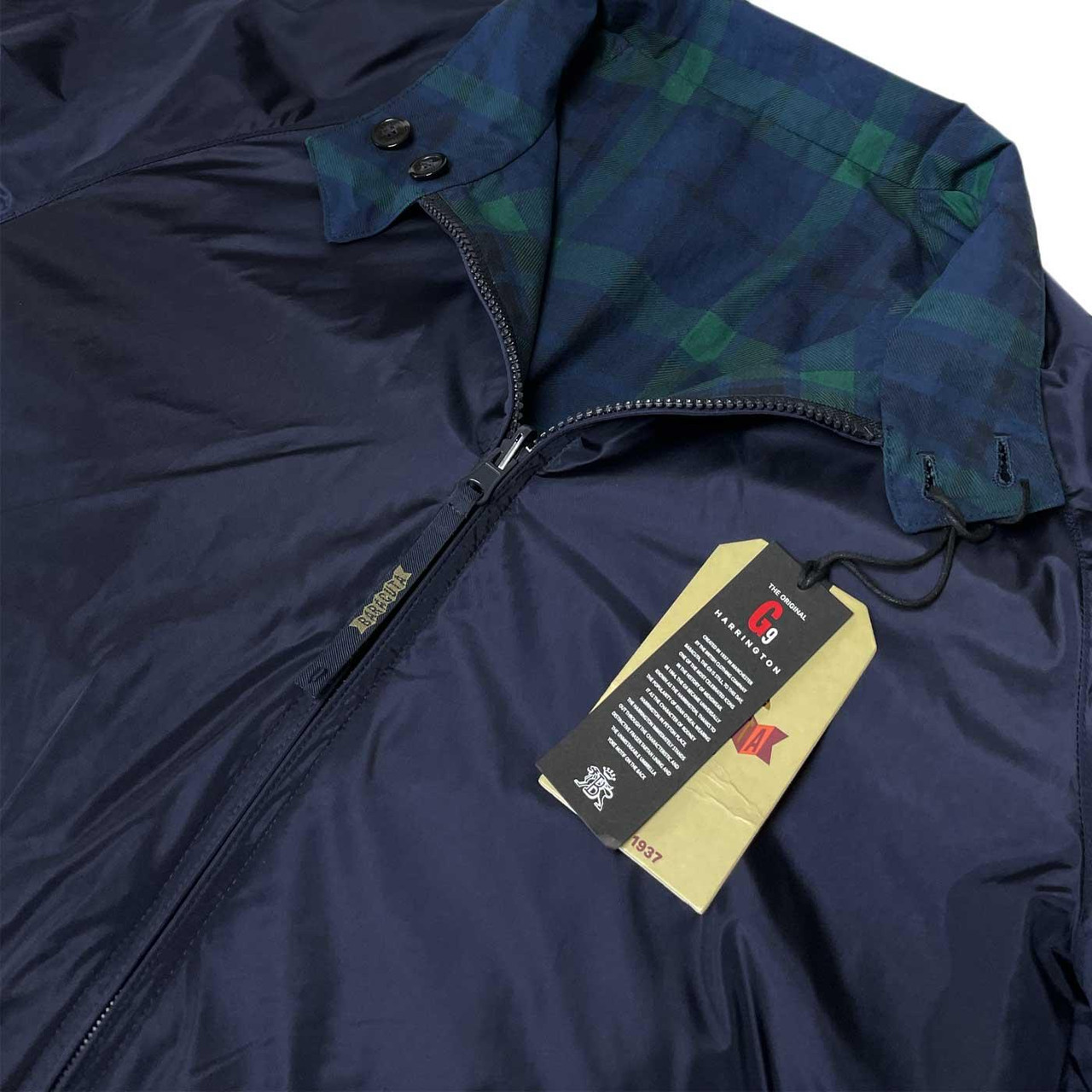 Baracuta Reversible G9 Mod Harrington Jacket Navy