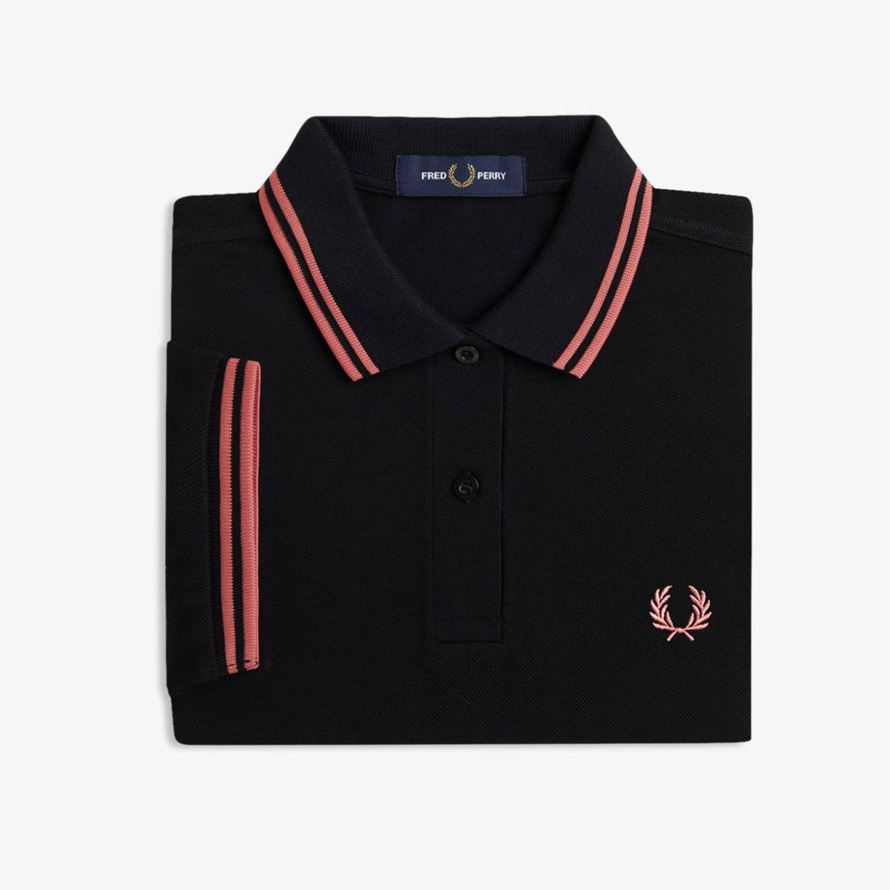 FRED PERRY Women G3600 Retro Twin Tipped Polo B/PP