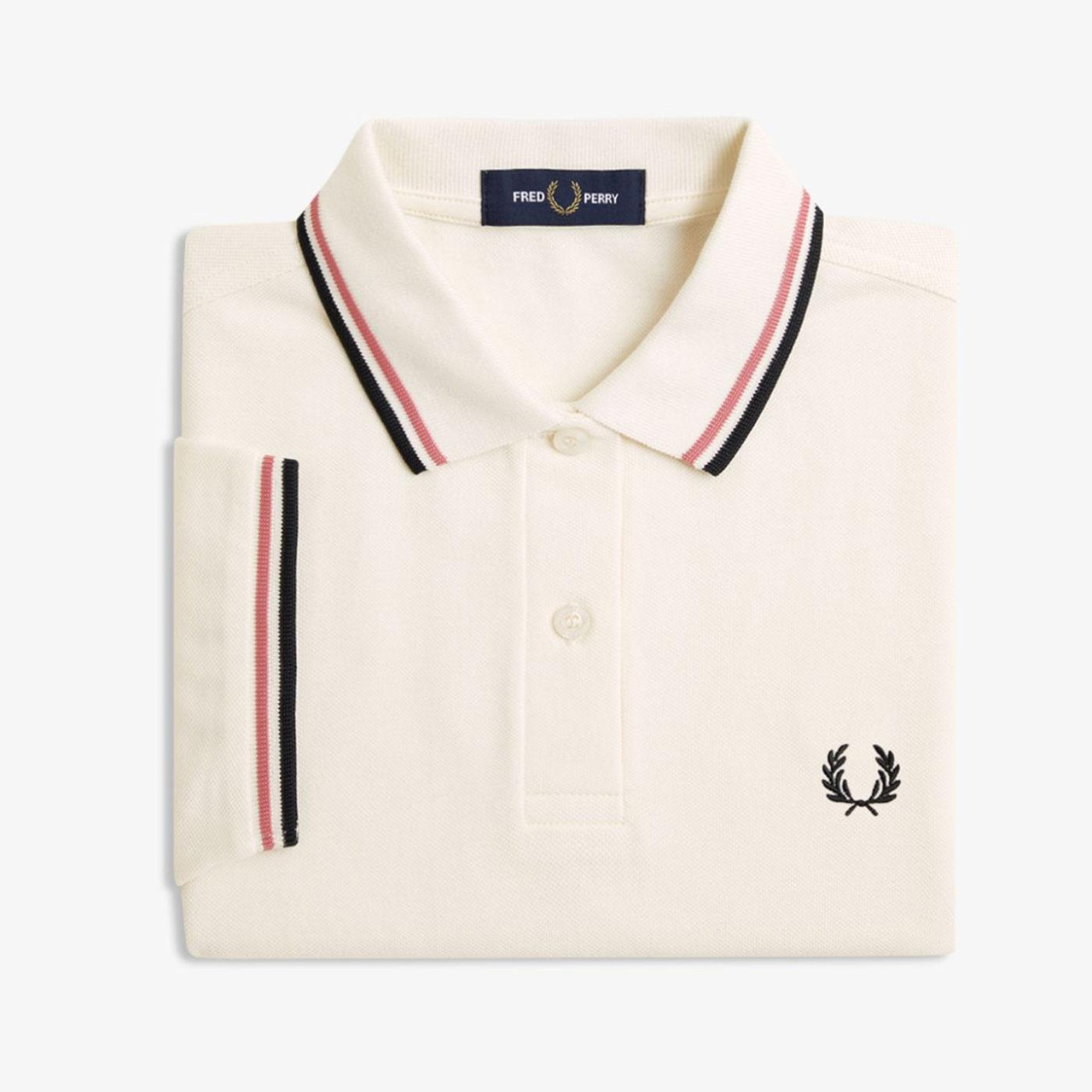 【美品】FRED PERRY:G3600 TWIN TIPPED SHIRTS G3600 - Black / White / White | The Fred Perry Shirt