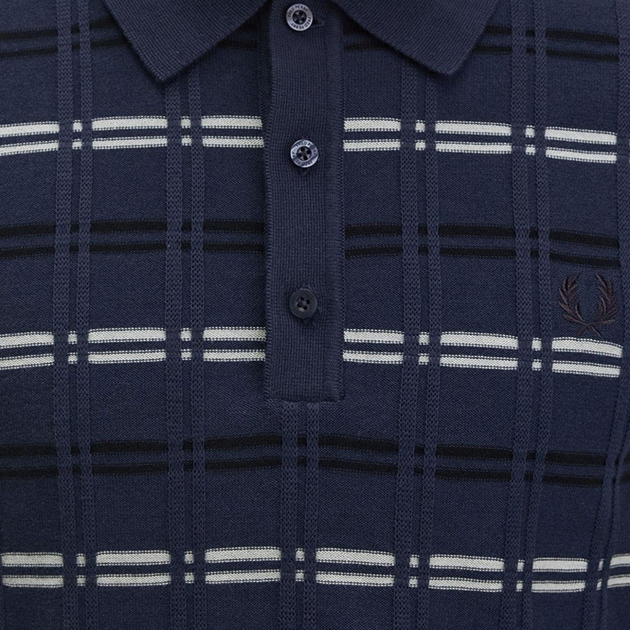 【別注】 FRED PERRY/ RIB KNITTED SHIRT Bouclé Ribbed Knitted Shirt - Olive Mint | Men's Knitwear