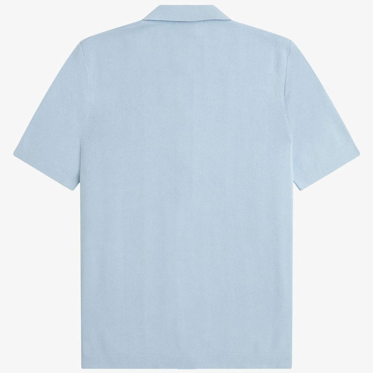 Fred Perry Button Through Retro Mod Knitted Shirt
