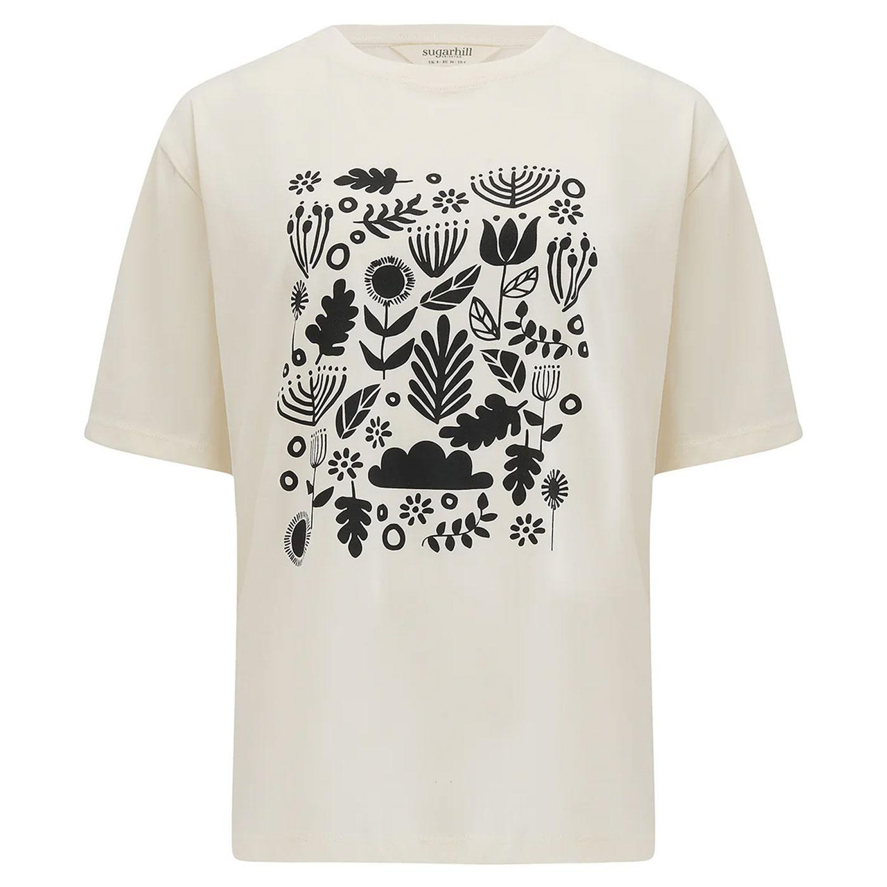 Kinsley Sugarhill 70s Folk Floral Relaxed T-shirt