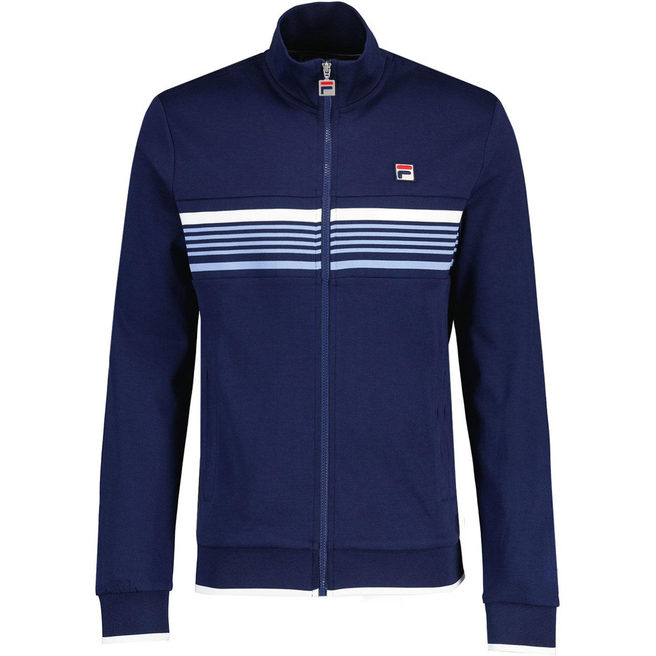 Vasco Fila Vintage Jacquard Stripe Track Jacket FN