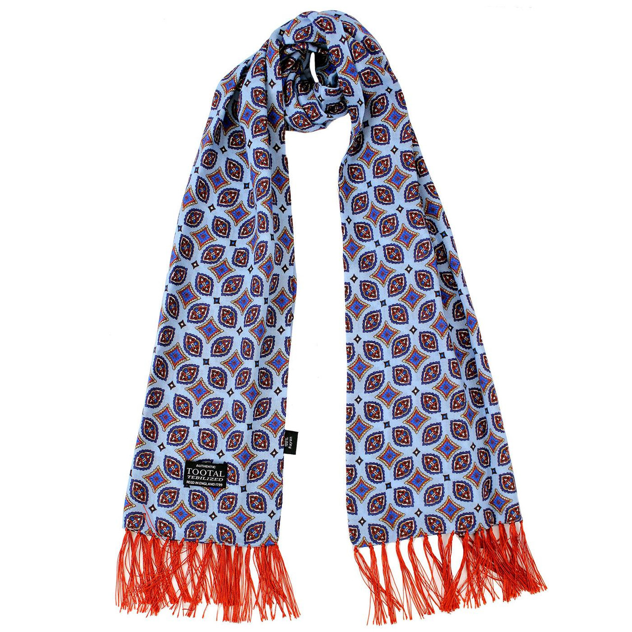 小物 Tootal Scarf TOOTAL Spindle Spider Retro 60s Mod Silk Scarf GO