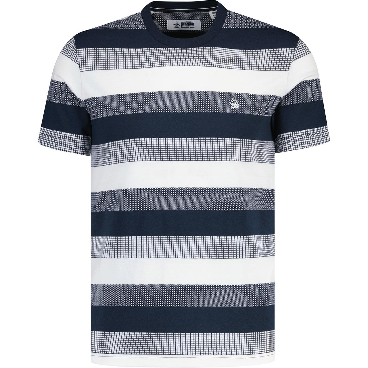 Original Penguin Pique Jacquard Stripe T-shirt DS