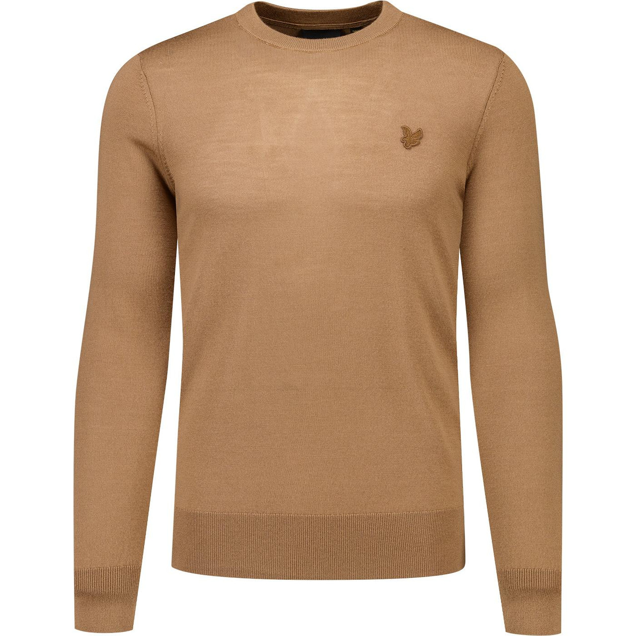 Lyle & Scott Tonal Eagle Merino Crew Neck Jumper N