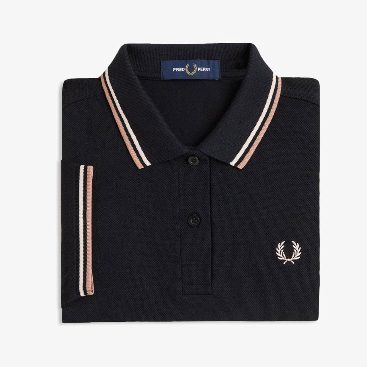 FRED PERRY Women G3600 Retro Twin Tipped Polo B/SP
