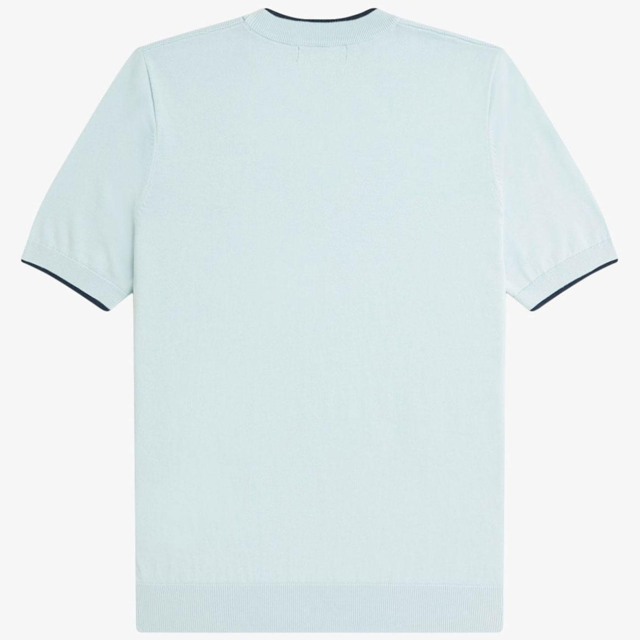Fred Perry Tipped Pique Stitch Knitted T-shirt LI