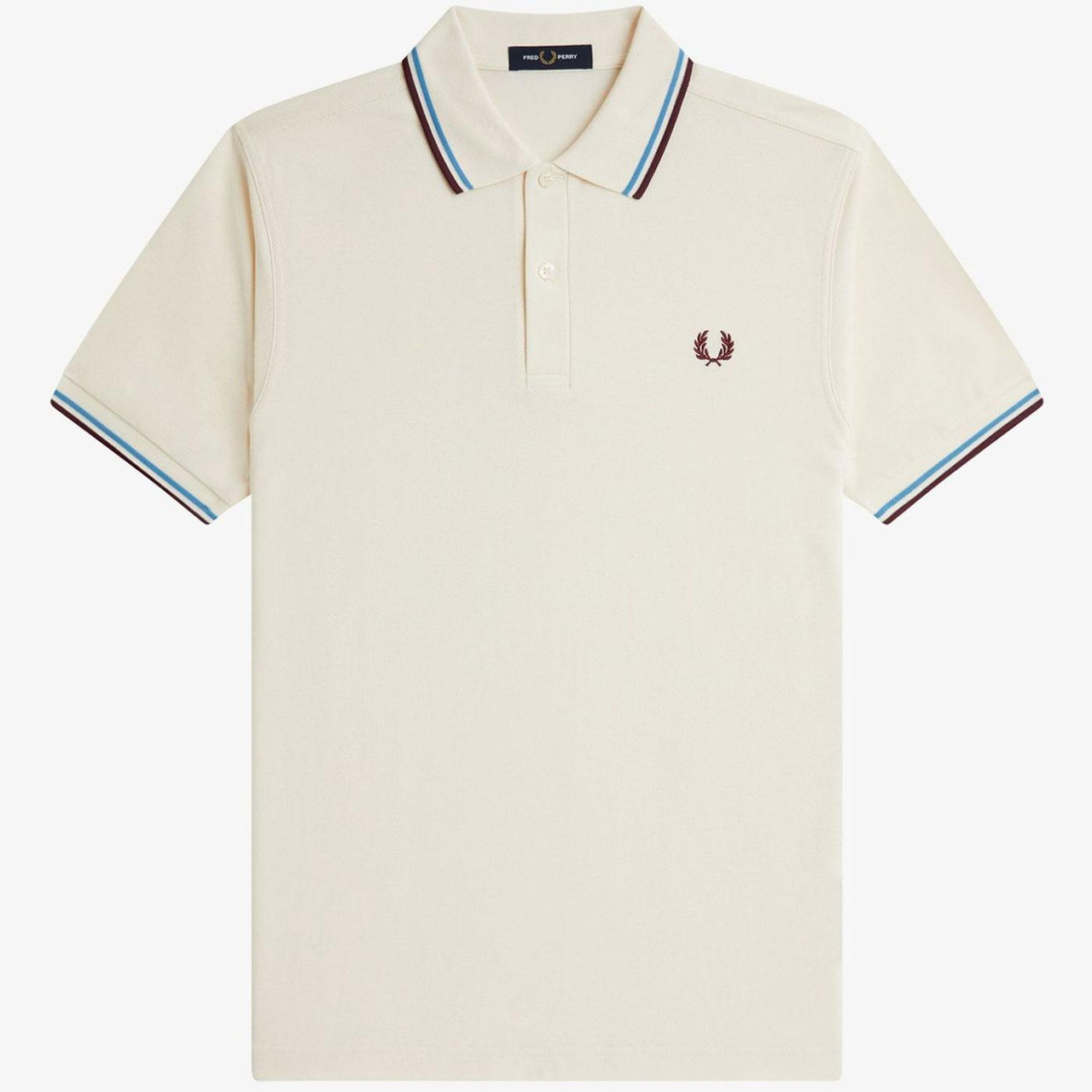 FRED PERRY M3600 Mod Twin Tipped Polo Shirt E/CB - Main Image