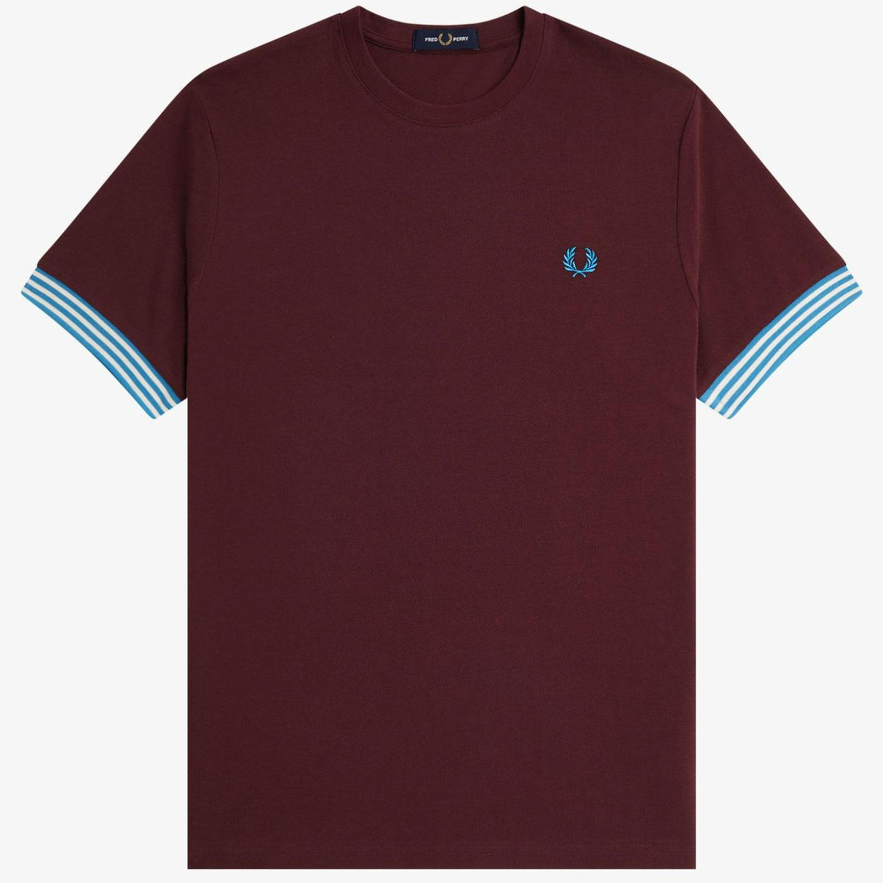 トップス FRED PERRY PLEATED BACK WOVEN SHIRT Fred Perry Texture Front Knitted T-Shirt - Ecru K7642-S64