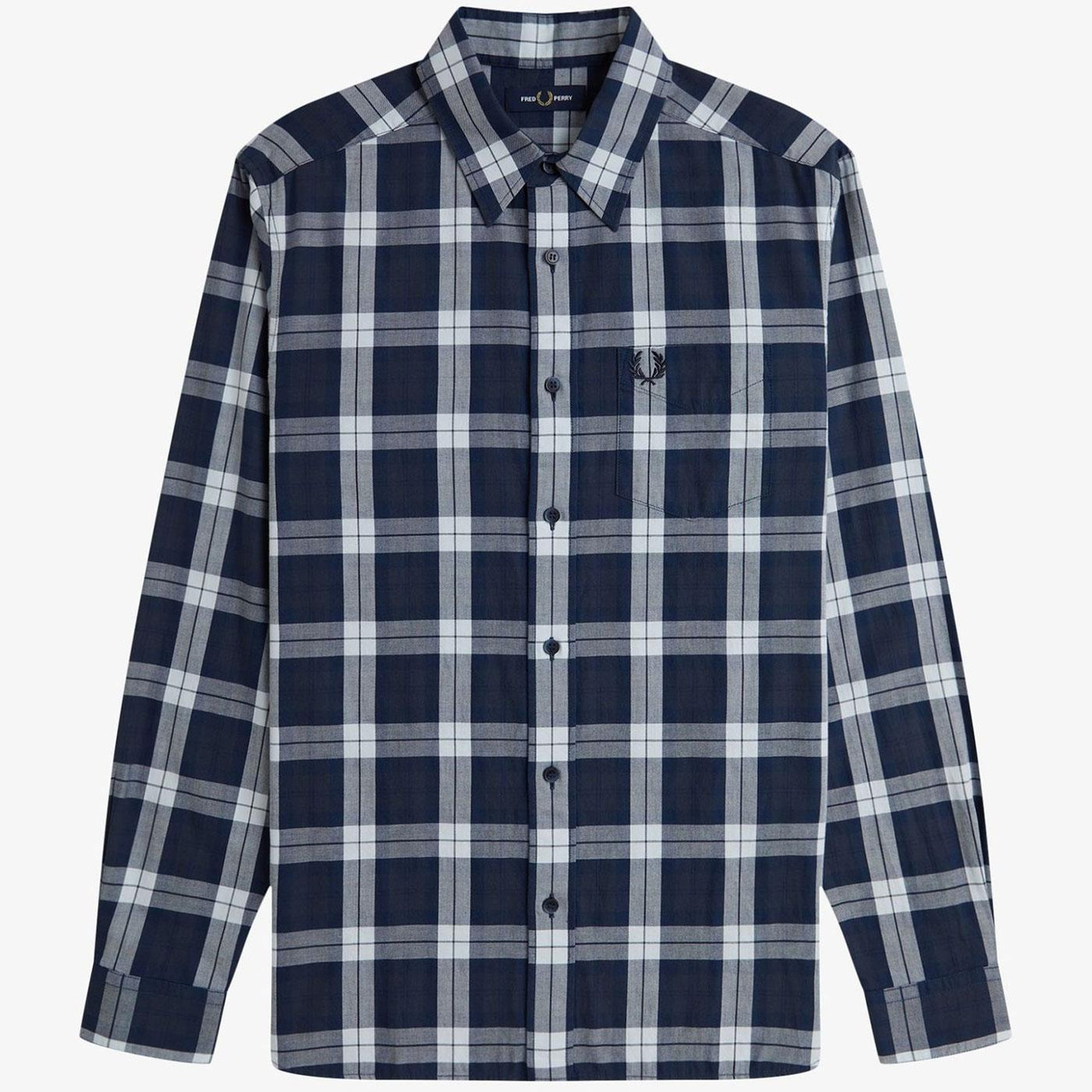 Fred Perry Retro Yarn Dyed Tartan Twill Shirt (DA)