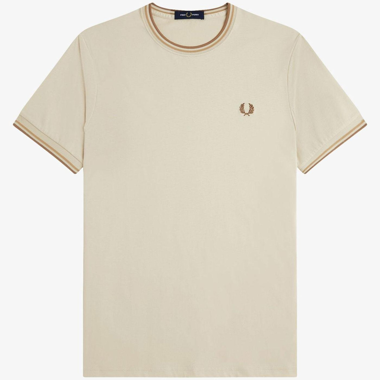 FRED PERRY M1588 Mod Twin Tipped T-Shirt (O/WS)