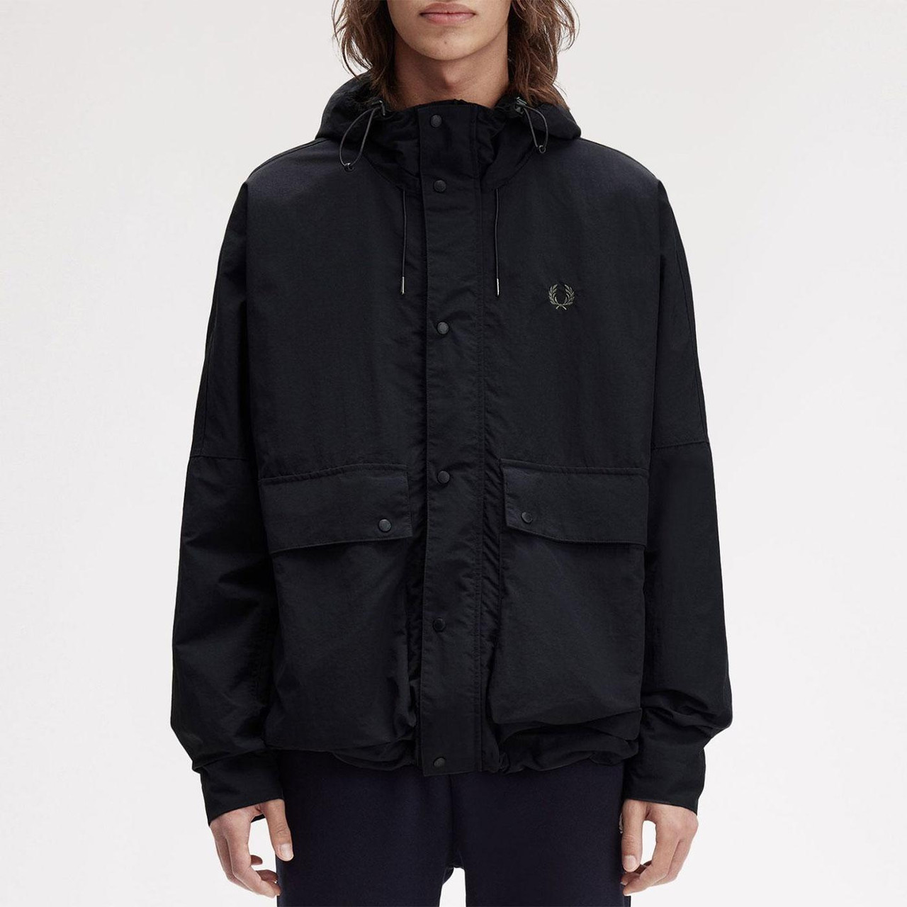 ジャケット・アウター fredperry Vintage Fred Perry Navy Blue Orange Full Zip Track Jacket
