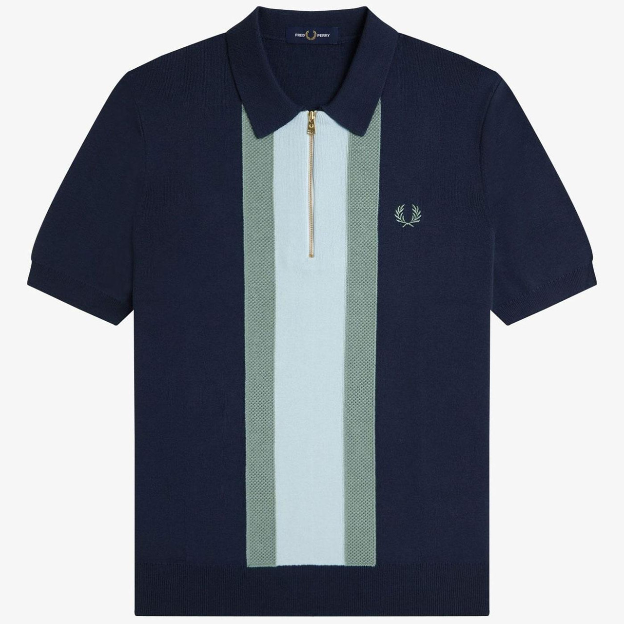 Perry Fred Perry Full Zip Pocket Overshirt | Rust-M5684-X20-Dark Green