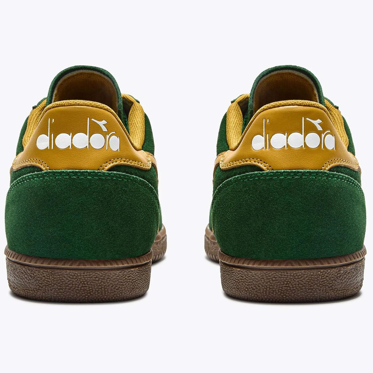 Tokyo Diadora 80s Terrace Style Suede Trainers in Greener Pastures