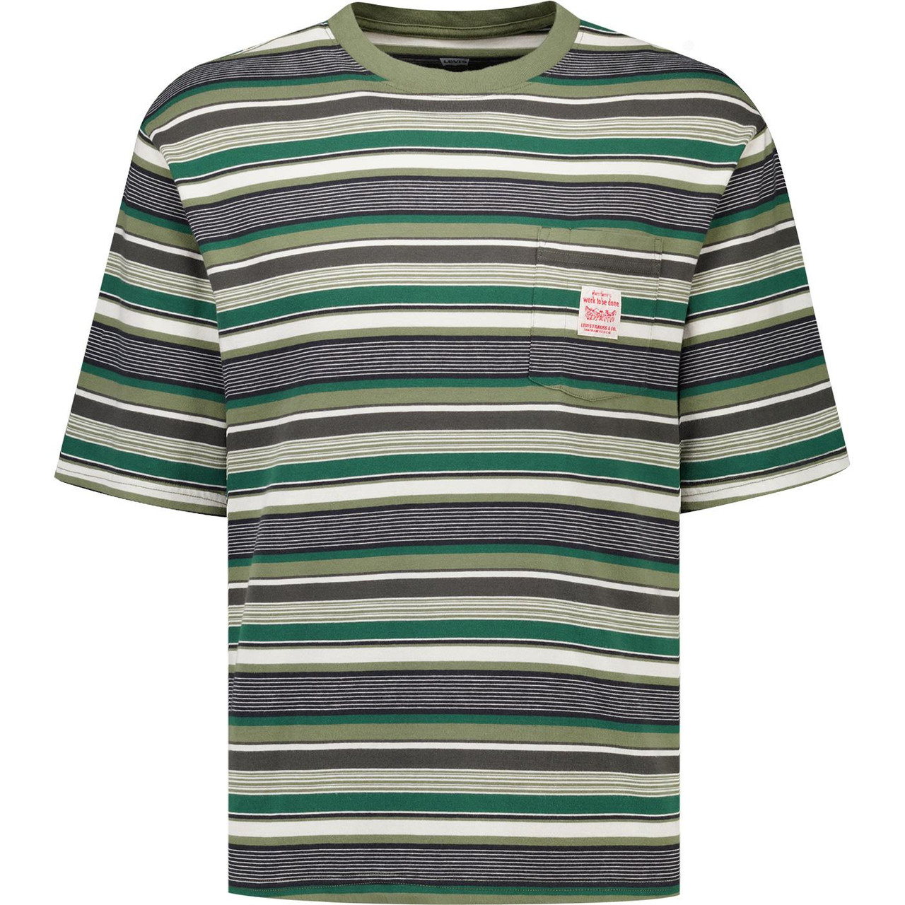 Levi's® Retro Striped Workwear Pocket Tee (FLC)