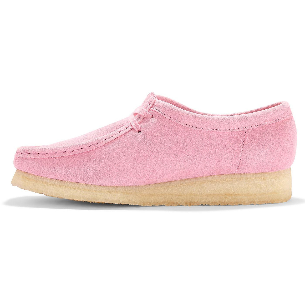 靴 Clarks Wallabee Candy Pink UK5 24cm Wallabee Clarks Originals Candy Pink Suede Shoes