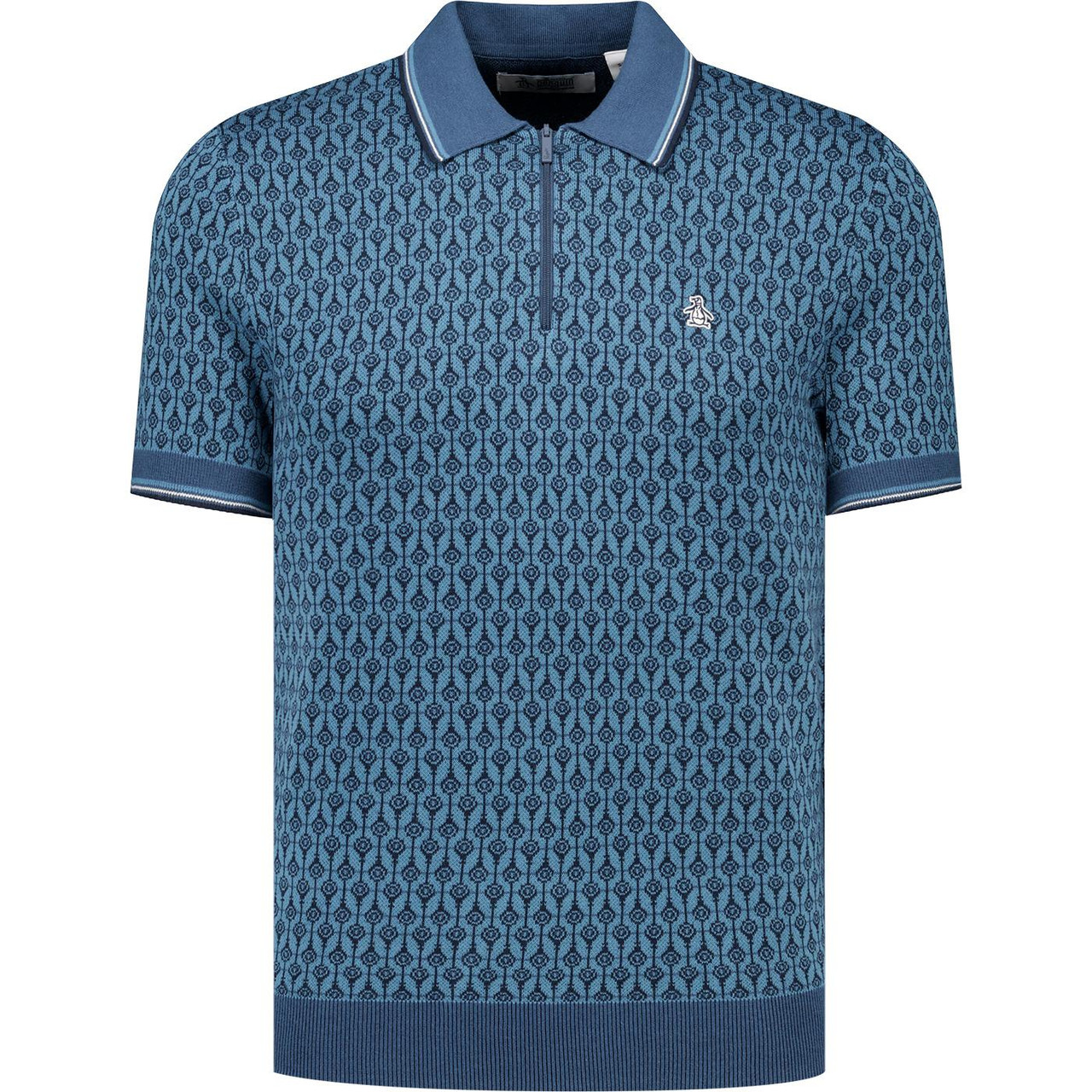 トップス bonny online polo swag archive penguin-texture-geo-polo-