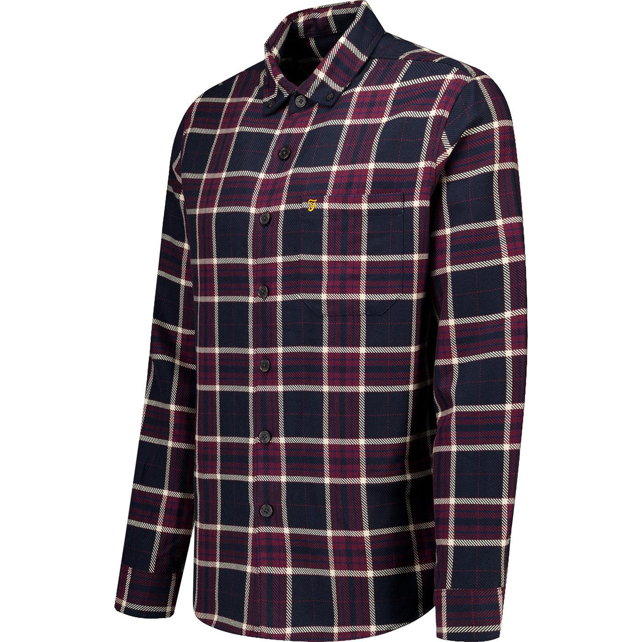 Christian Farah Retro Button Down Check Shirt (B)