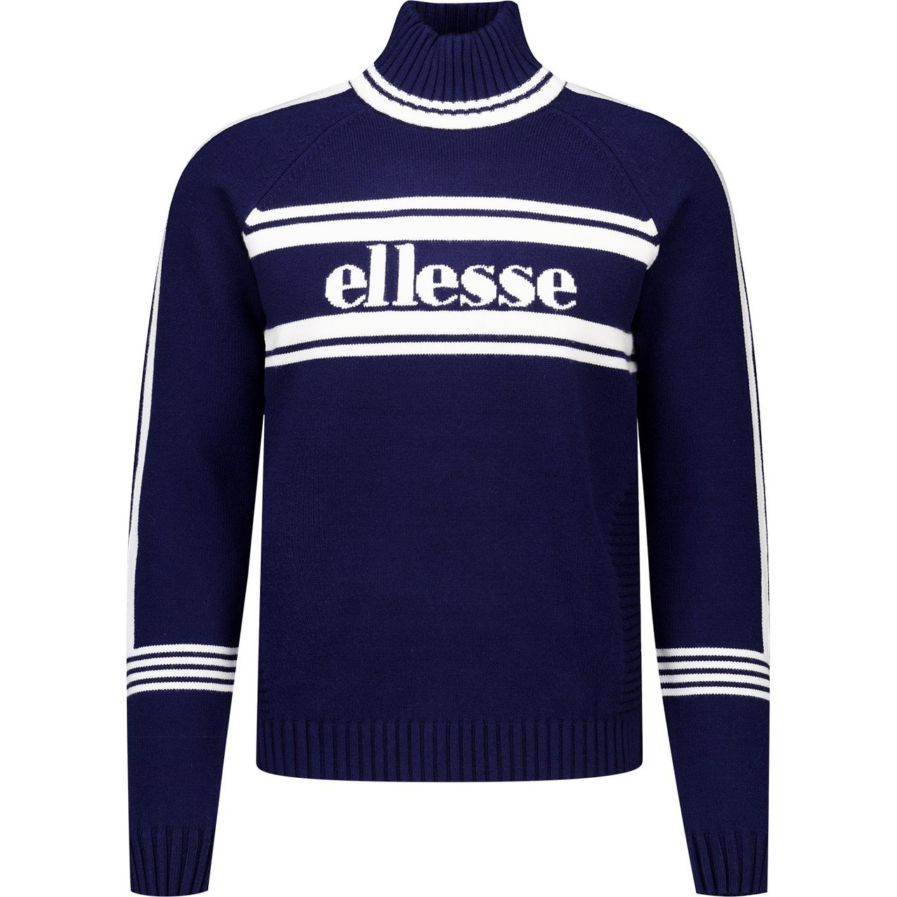 Pellini Ellesse Knitted Turtleneck Logo Jumper N