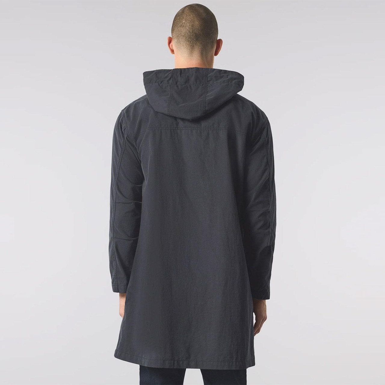 Feltham Pretty Green Paisley Lined Mod Parka Black