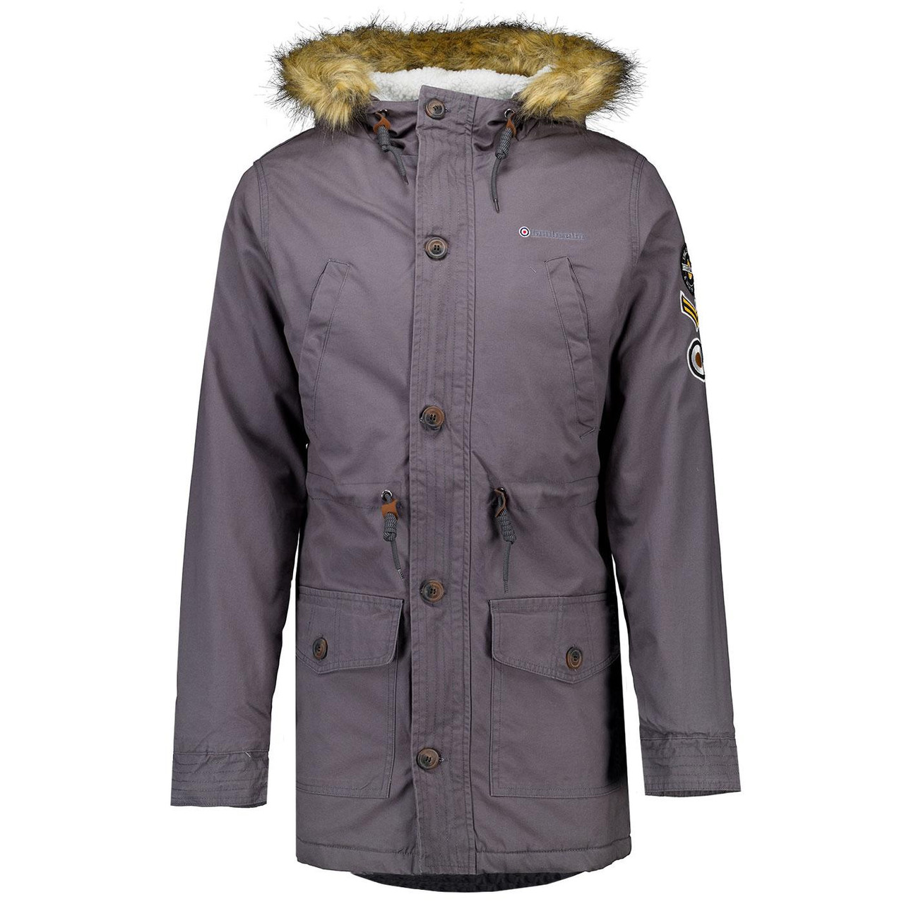 LAMBRETTA Mod Sherpa Lined Fishtail Iron Parka