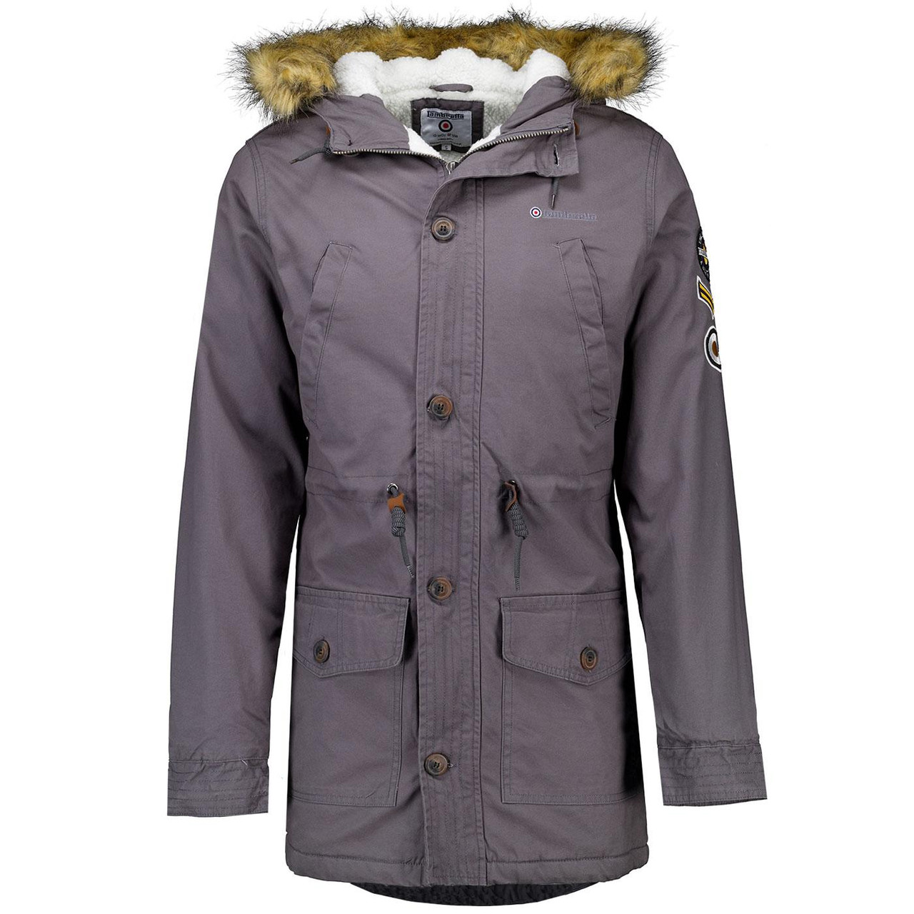 Lambretta Womens Mod Fishtail Parka LAMBRETTA Mod Sherpa