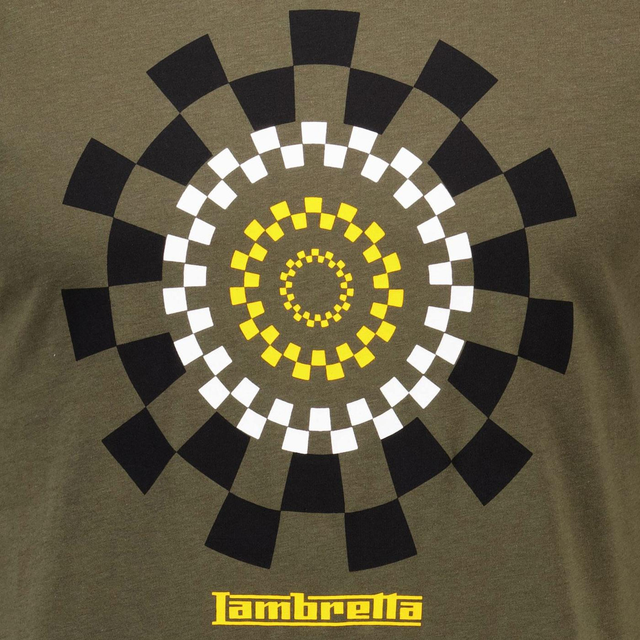 Lambretta Geo-Check Mod Target Track Graphic Tee