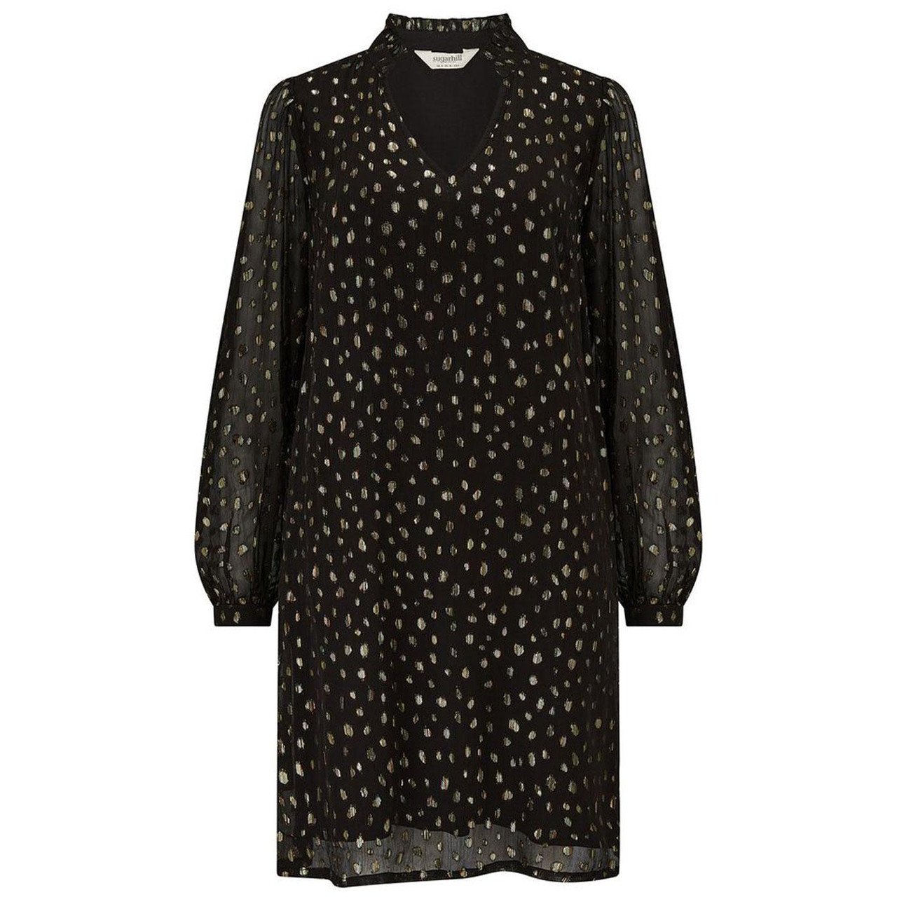 Chantelle Sugarhill Spotted Georgette Party Dress