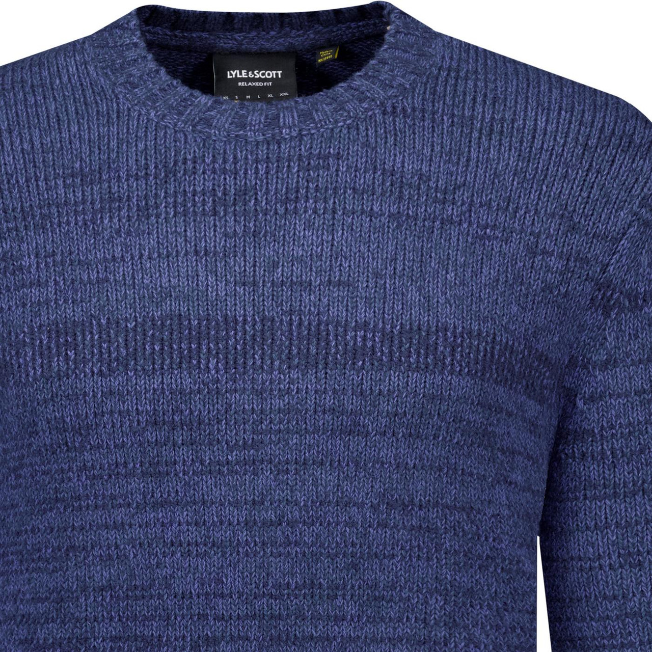 Lyle & Scott Retro 90s Multi Marl Crew Jumper (DN)